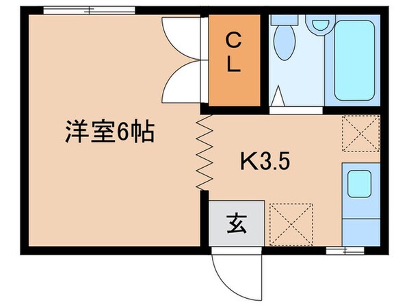 ハイツ大石の物件間取画像